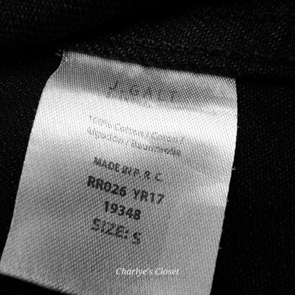 Brandy Melville John Galt Black Denim Jacket‎ S Grunge Goth City Layering Travel